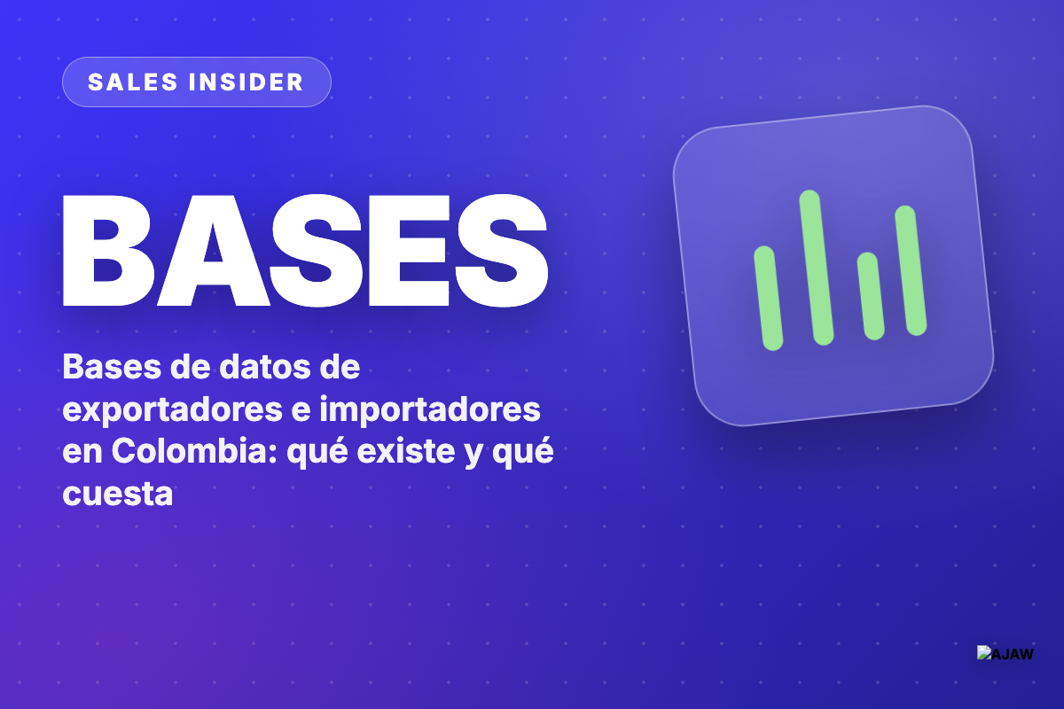 Bases de datos de exportadores e importadores en Colombia: qué existe y qué cuesta