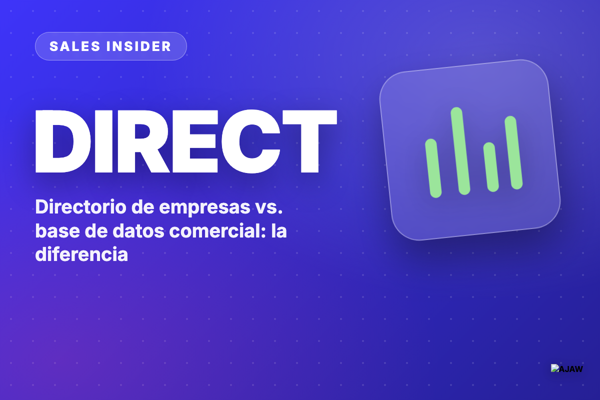 Directorio de empresas vs. base de datos comercial: la diferencia